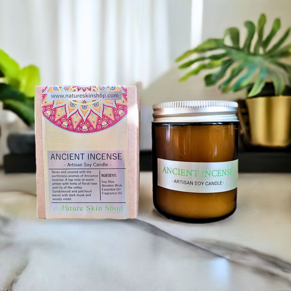 Ancient Incense Artisan Soy Candle-1