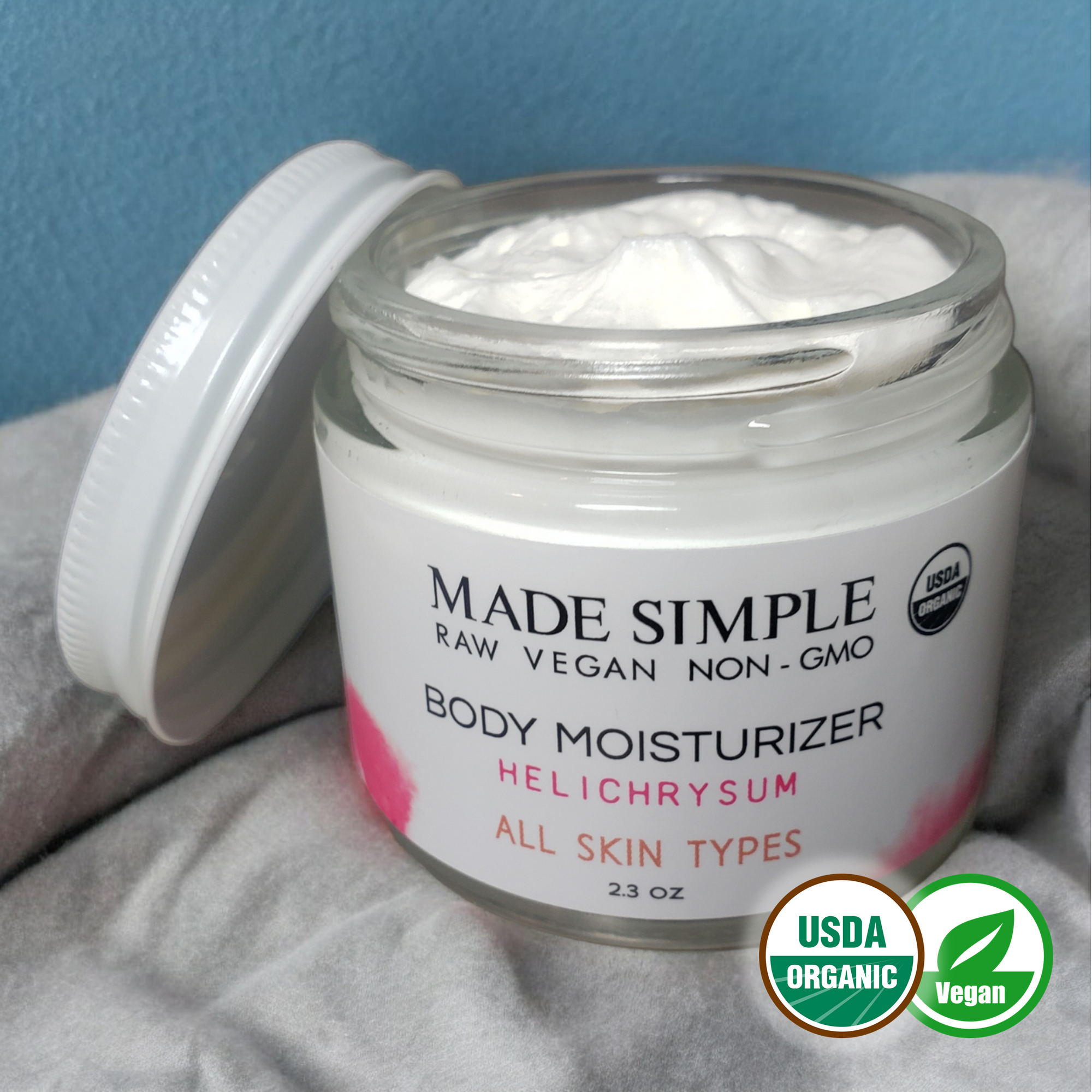 Helichrysum Moisturizer - Certified Organic, Vegan & Cruelty-free-2